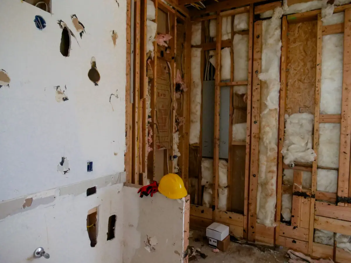 Pièce en cours de rénovation intérieure